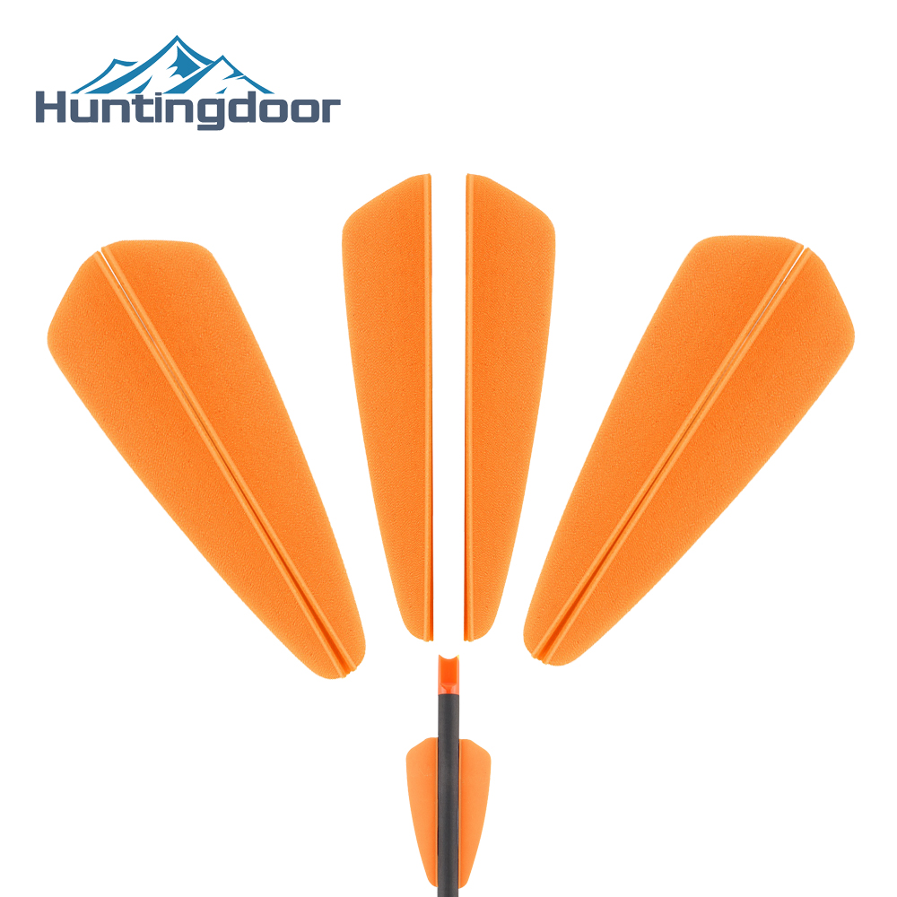 Archery Target Face - 50pcs 2-inch Shield Shaped Plastic Feather