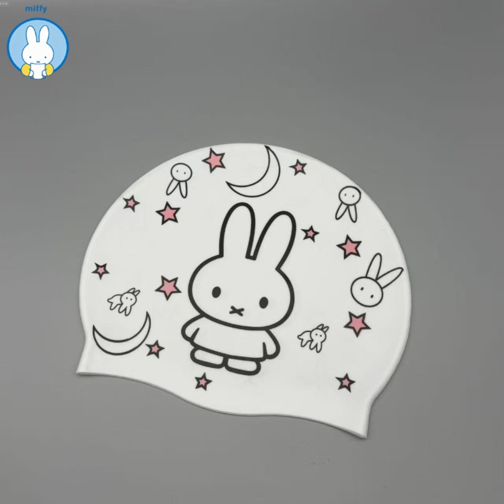 Kawaii Miffy New Cute Silicone - Swim Cap Silicone 评论和价格