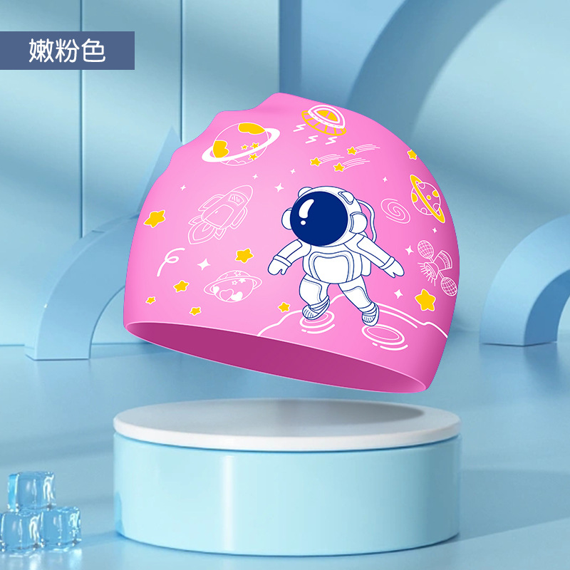 Kids Boys Girls Swim Cap High  - Swim Cap Silicone 评论和价格