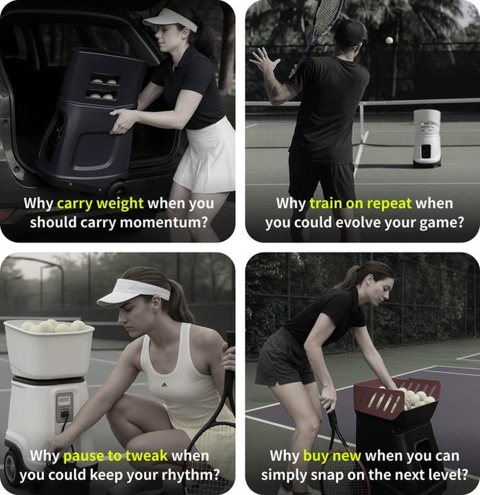 Tenniix Tennis Ball Machine Vi - Sports Equipment Tennis 评论和价格