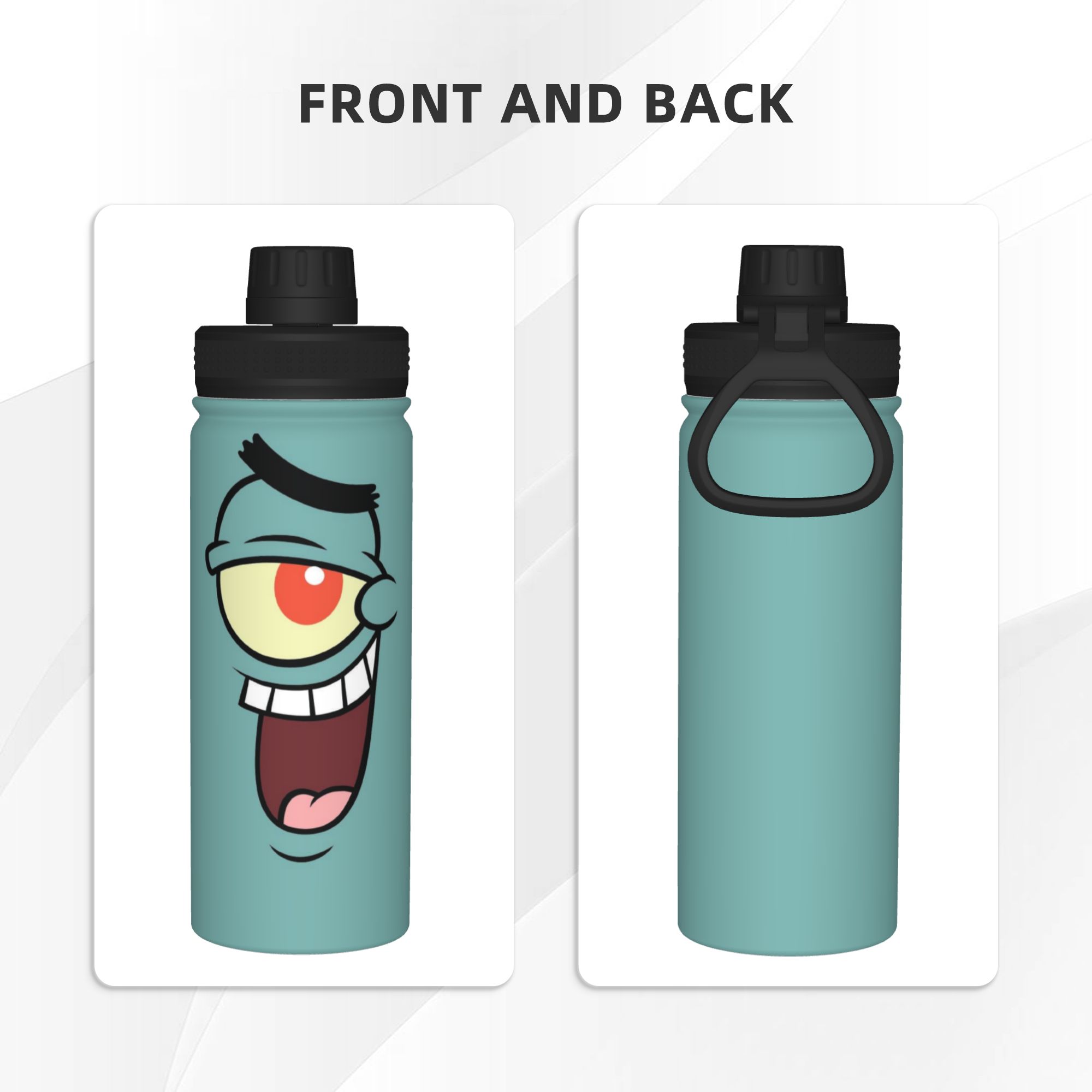 Spongebobs Cartoon 18OZ Sports - Sports Water Bottle Insulated 评论和价格