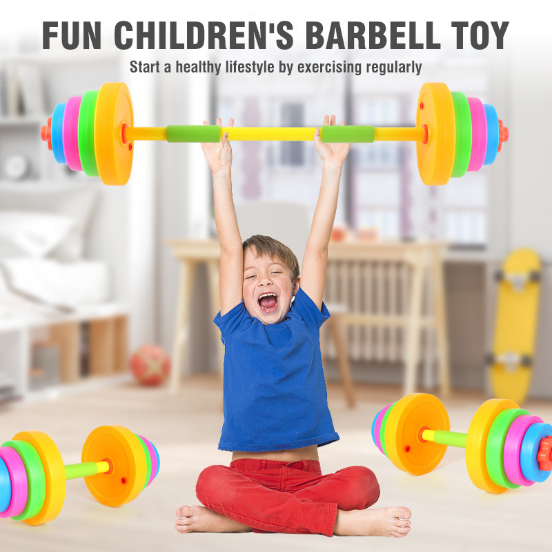 Kids Adjustable Dumbbell Barbe - Sports Equipment 5 Years Old 评论和价格