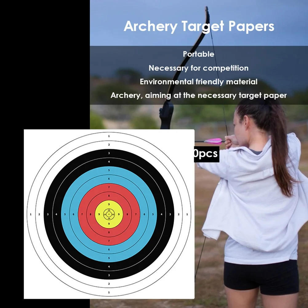 10pcs q Profession Archery Tar - Archery Target Face 评论和价格