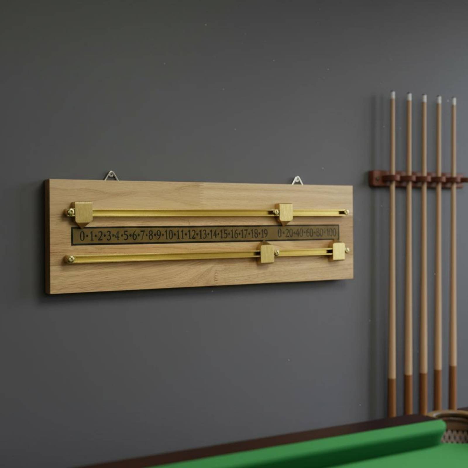 Wooden Billiard Scoreboard Cle - Sports Equipment Game 评论和价格