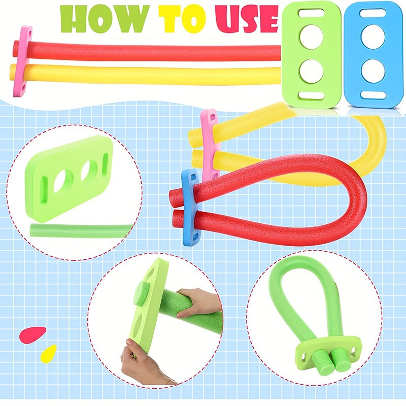 With 2 Cross Holes Swim Noodle - Foam Pool Noodle 评论和价格
