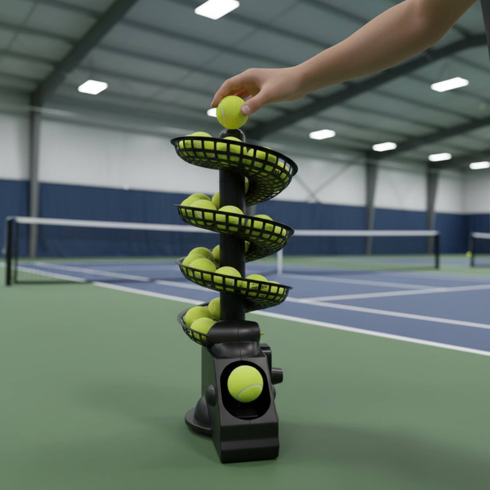 Portable Tennis Ball Machine M - Sports Equipment Tennis 评论和价格