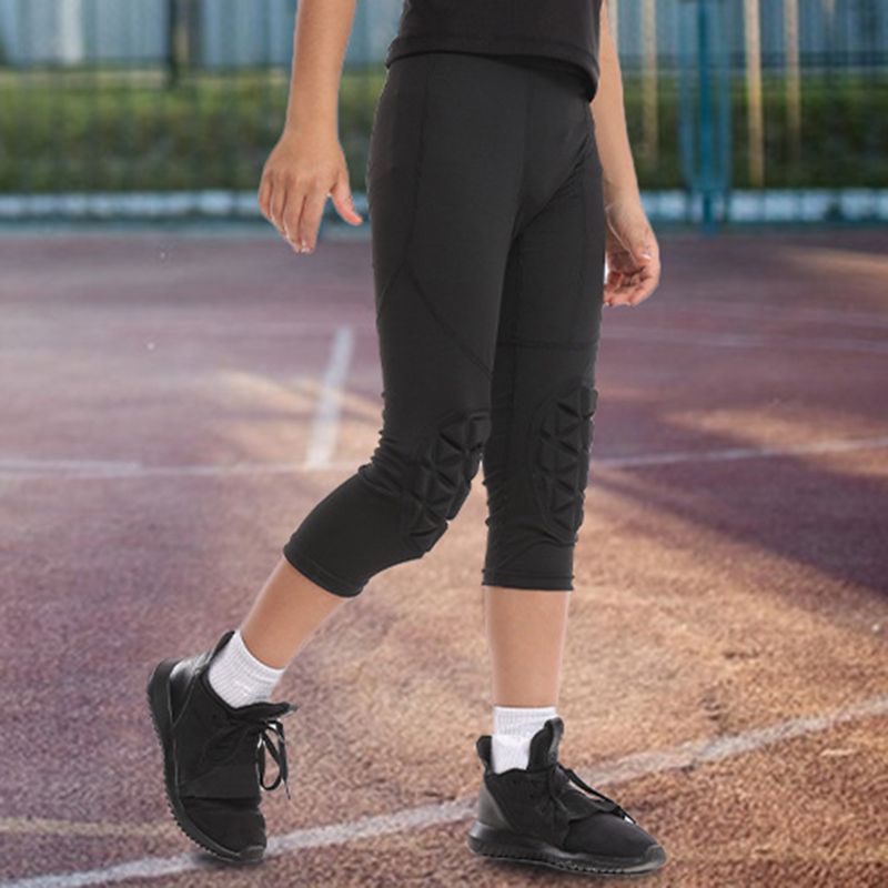 Youth Boys Capri Pants with Kn - Volleyball Knee Pad 评论和价格