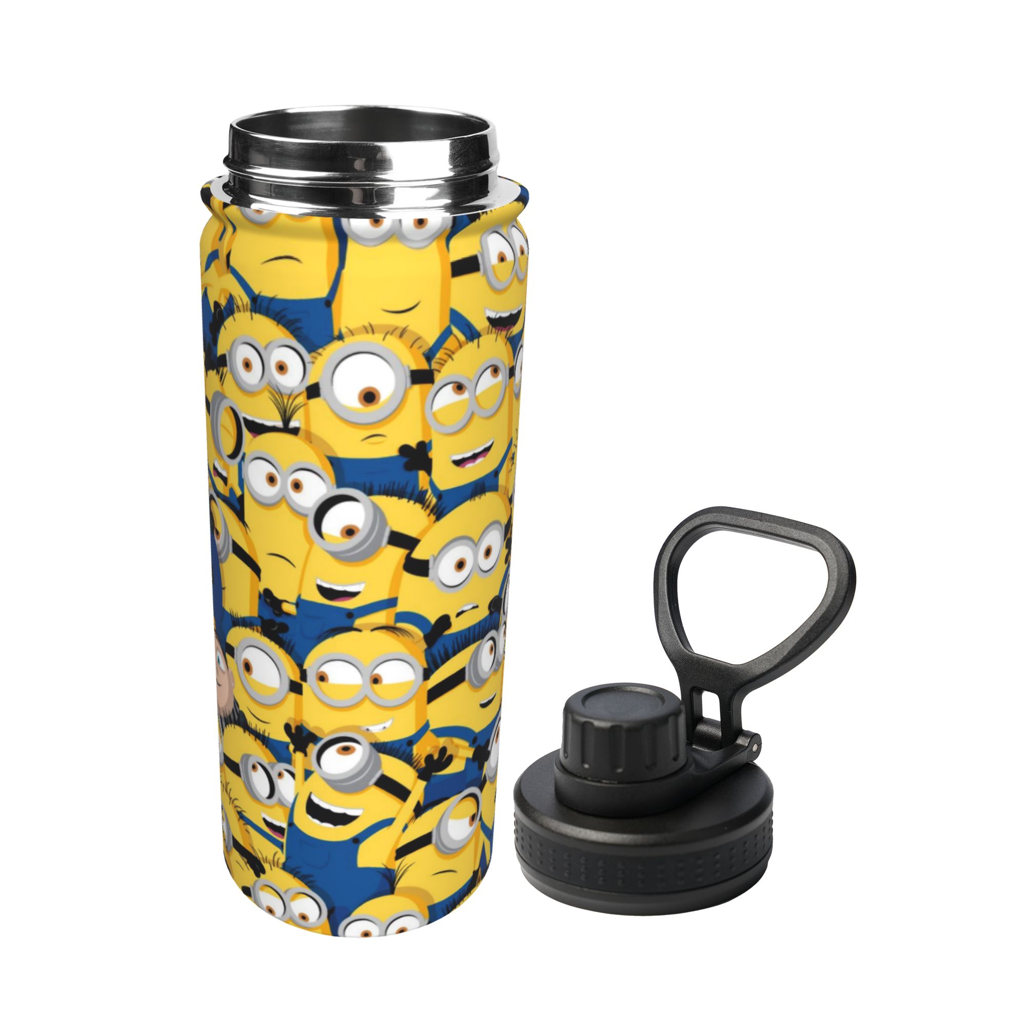 Cartoon M-Minions 18OZ Sports  - Sports Water Bottle Insulated 评论和价格