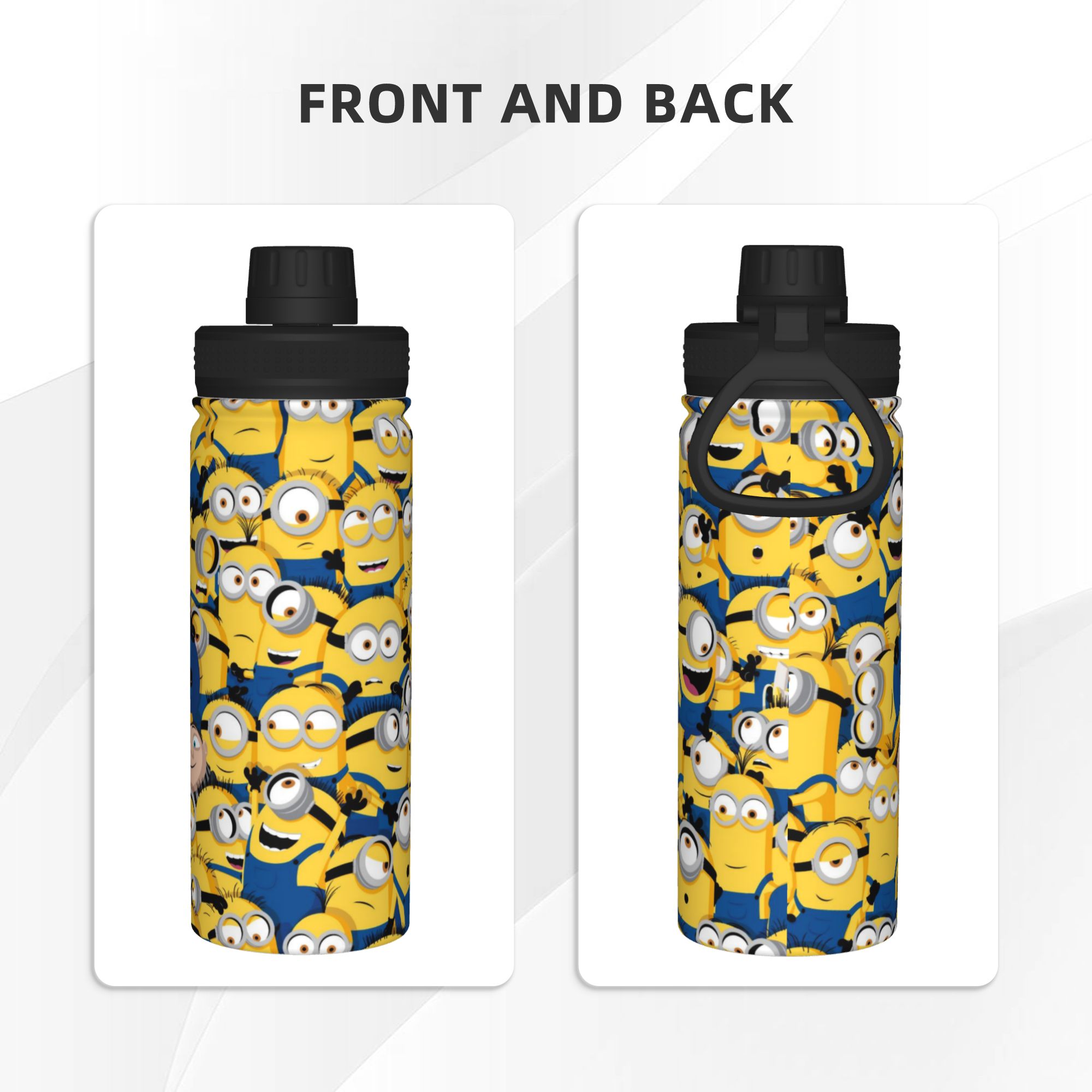 Cartoon M-Minions 18OZ Sports  - Sports Water Bottle Insulated 评论和价格