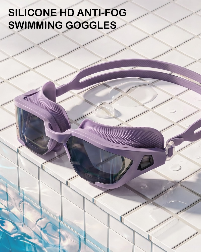 NEW HD Anti Fog Swimming Goggl - Swim Cap Silicone 评论和价格