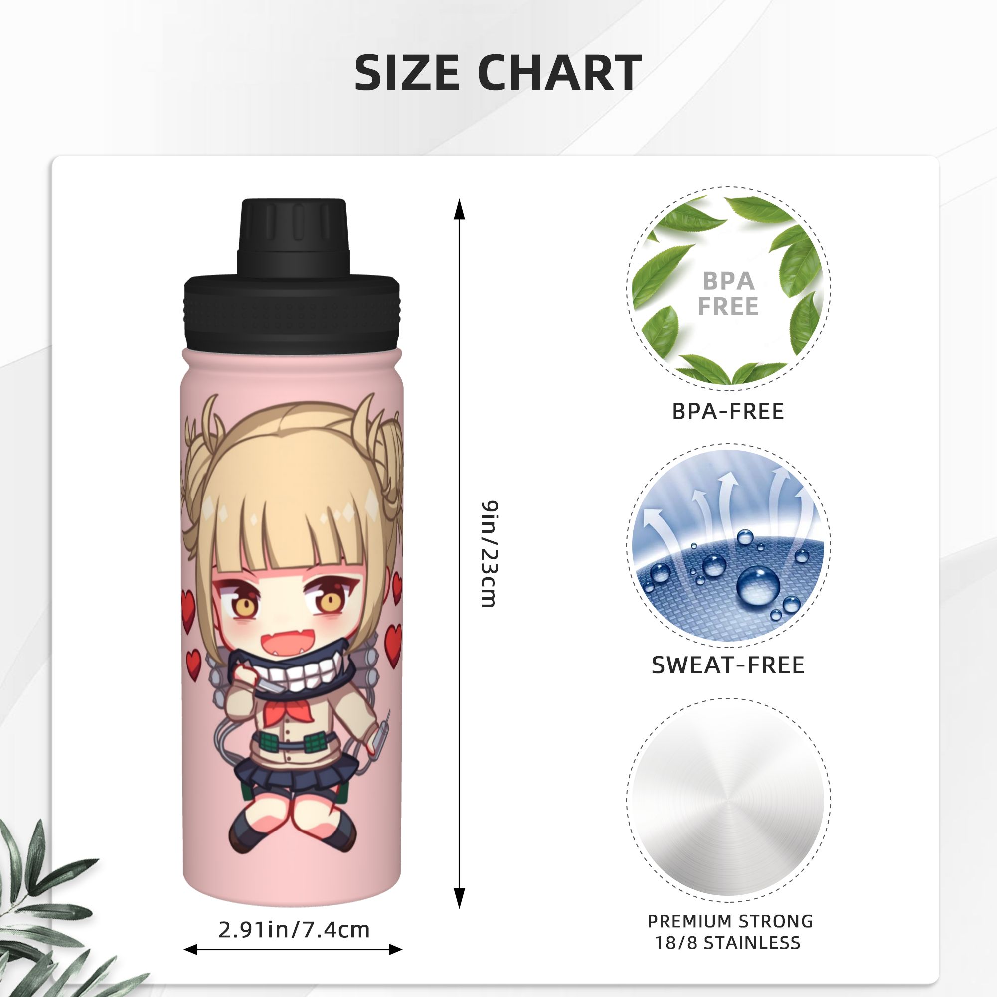 Toga My Hero Academia 18OZ Spo - Sports Water Bottle Insulated 评论和价格