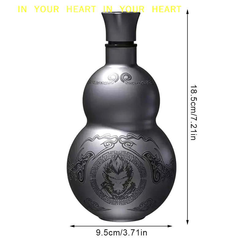 【X】Wukong Theme Gourd Style 50 - Sports Water Bottle Insulated 评论和价格
