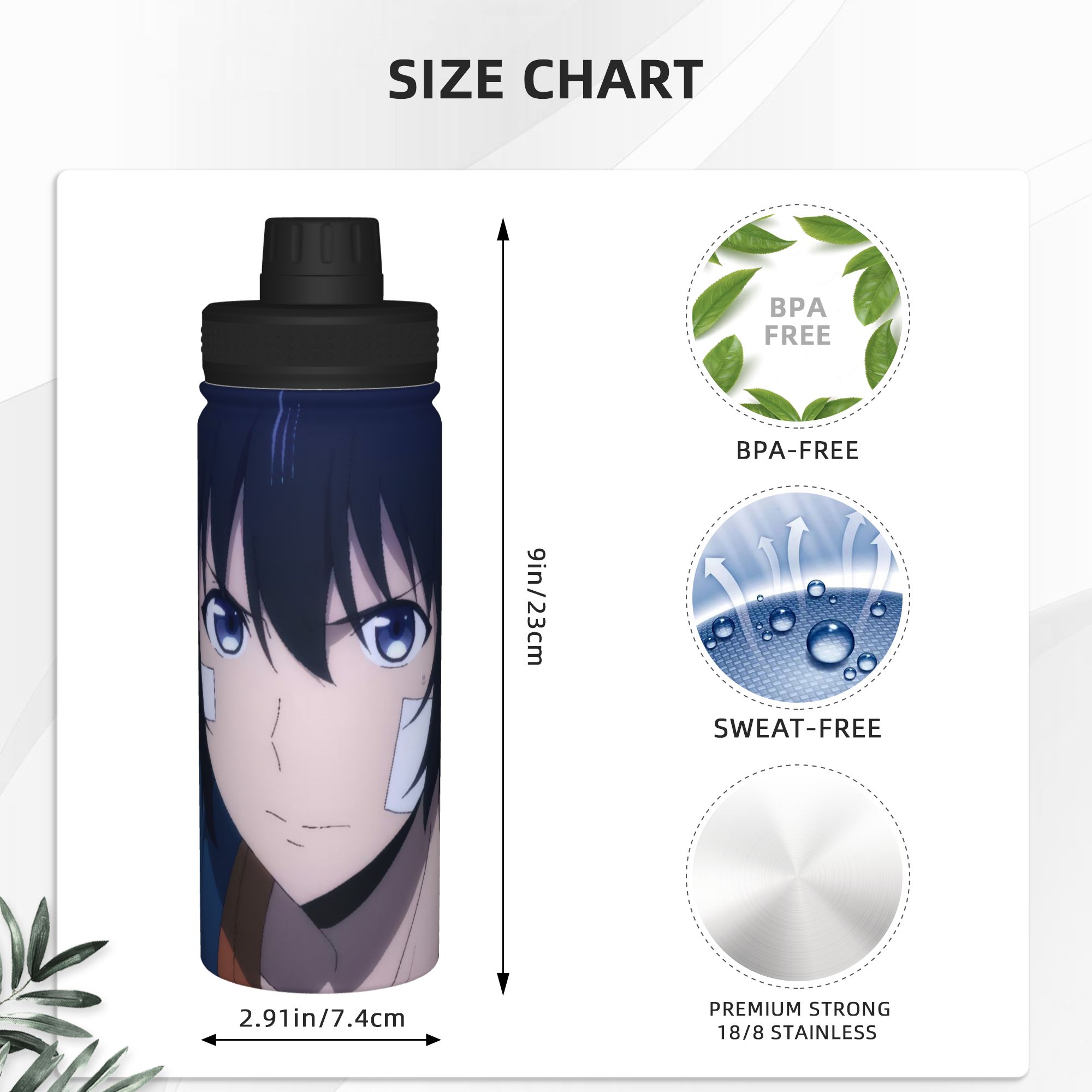 Anime Solos Levelings 18OZ Spo - Sports Water Bottle Insulated 评论和价格