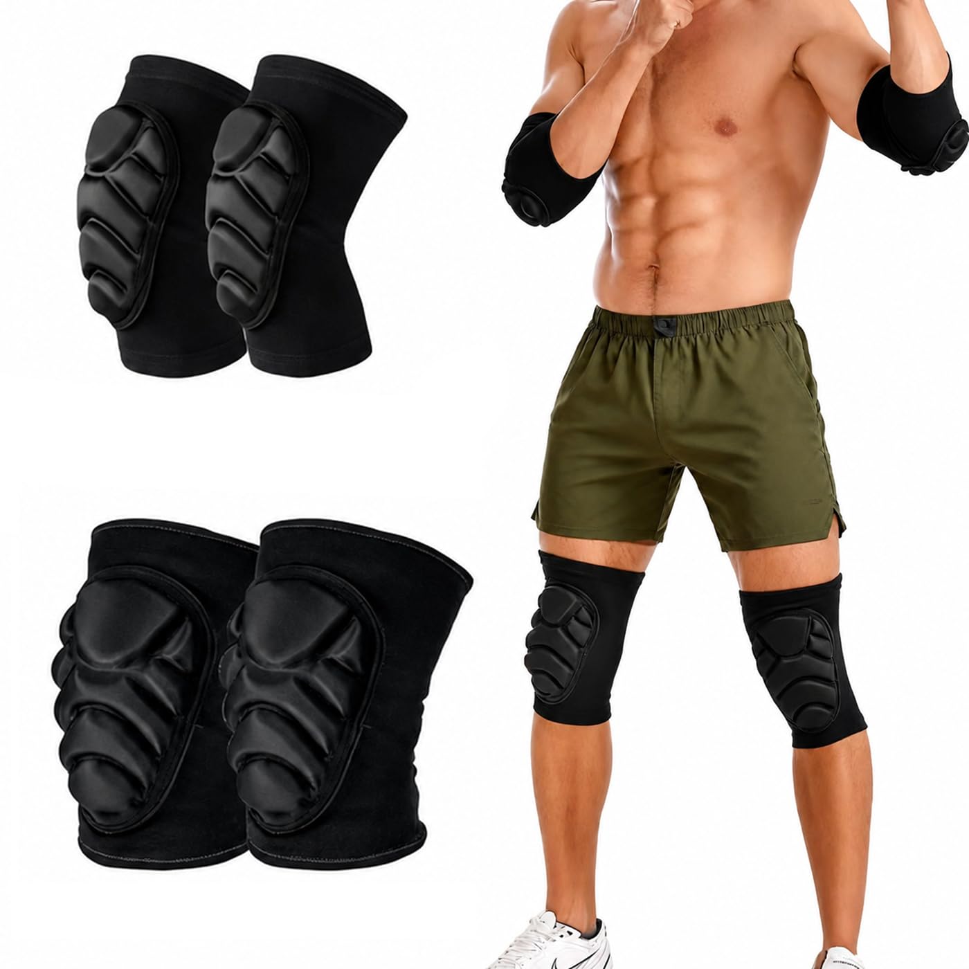1 Pair Volleyball Elbow Pads & - Volleyball Knee Pad 评论和价格