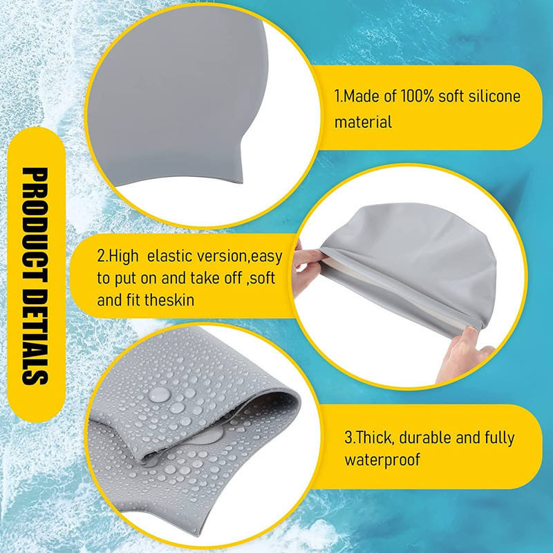Custom logo Silicone Swimming  - Swim Cap Silicone 评论和价格
